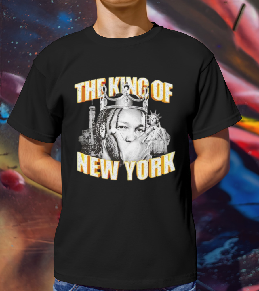 The King Of New York Knicks Basketball Jalen Brunson T-Shirt