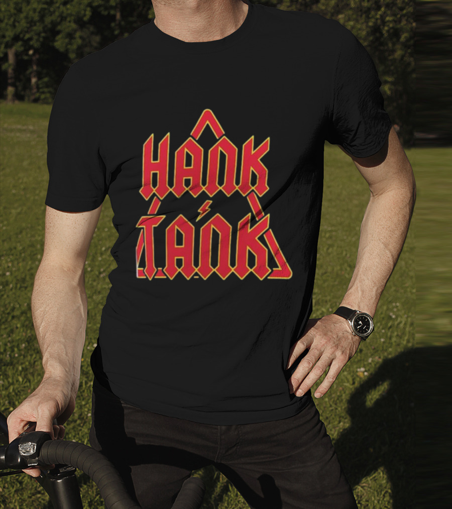 Hank And Tank We Hit First We Hit Last Bold Lightning T-Shirt