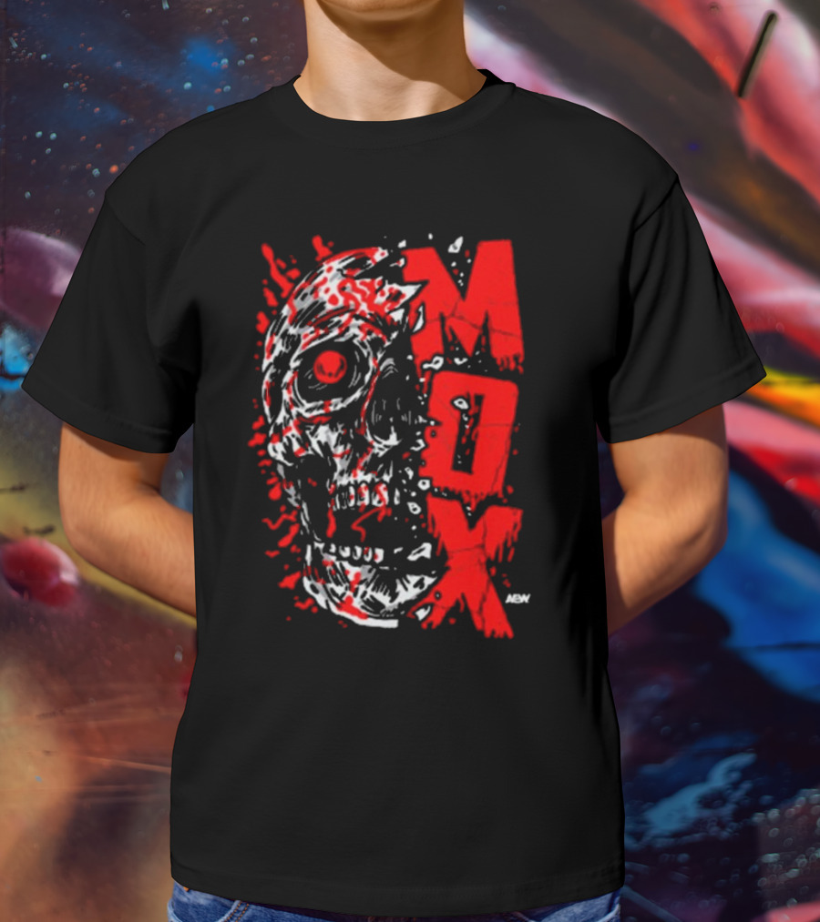 MOX Skull AEW Jon Moxley To The Bone T-Shirt