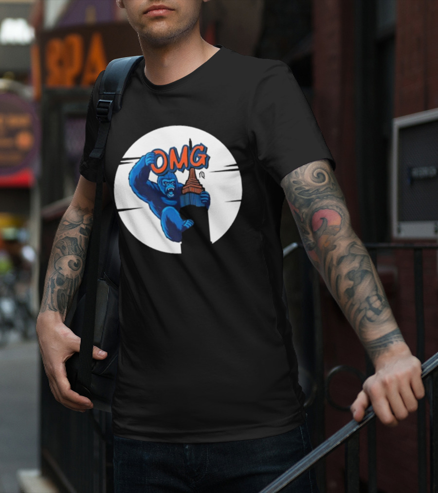 OMG King Kong Empire Tower Iconic Reference T-Shirt