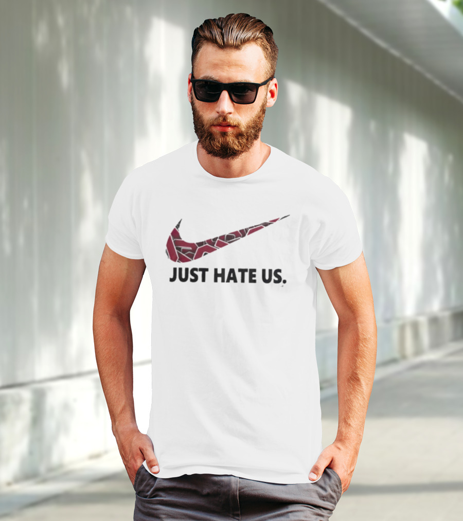 Oklahoma Sooners NCAA Just Hate Us Swoosh T-Shirt
