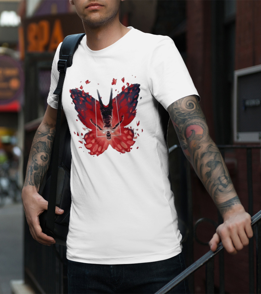 Silent Hill 2 Coicted Form Red Butterfly T-Shirt