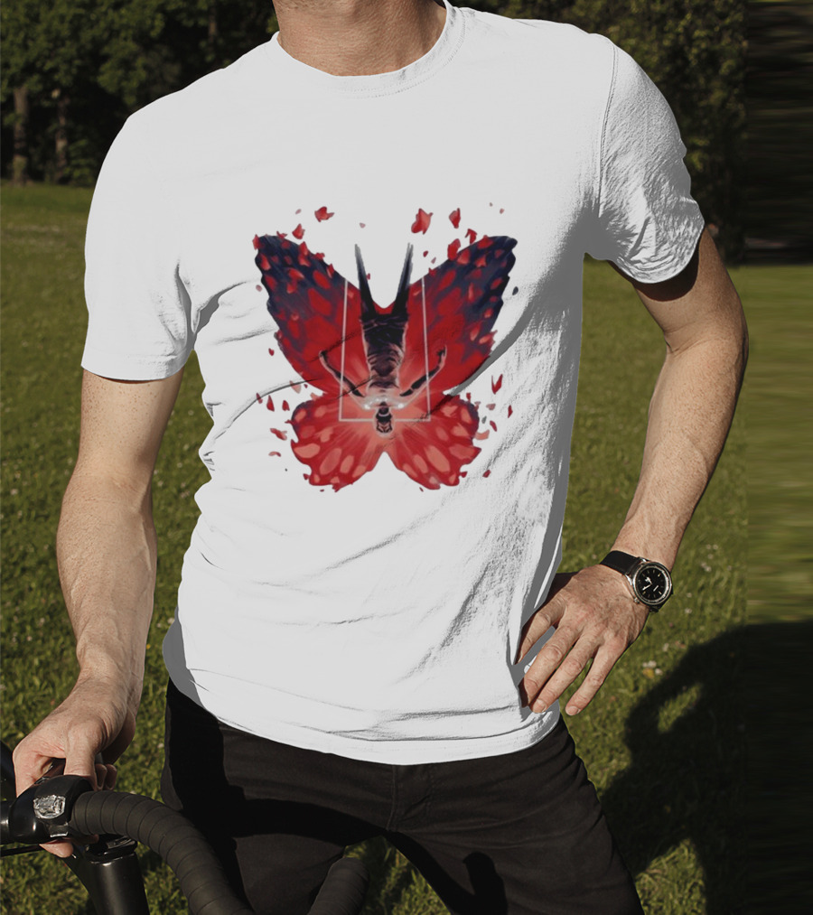 Silent Hill 2 Coicted Form Red Butterfly T-Shirt