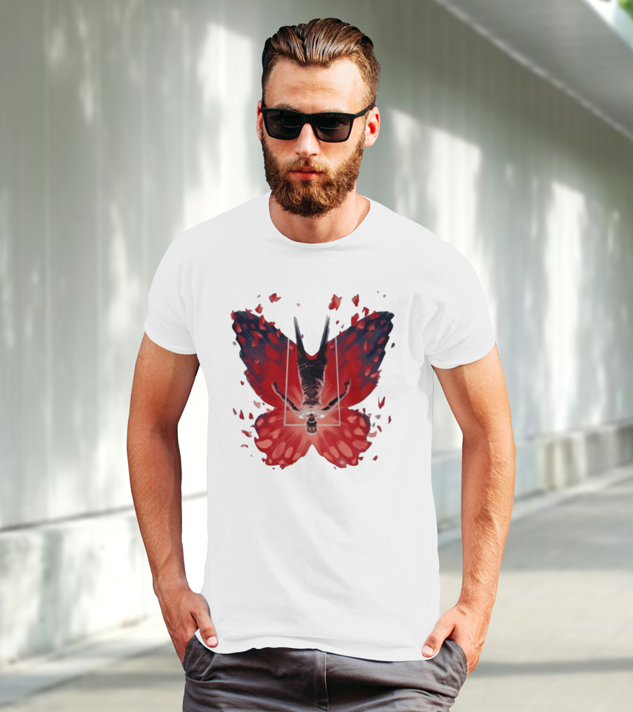 Silent Hill 2 Coicted Form Red Butterfly T-Shirt
