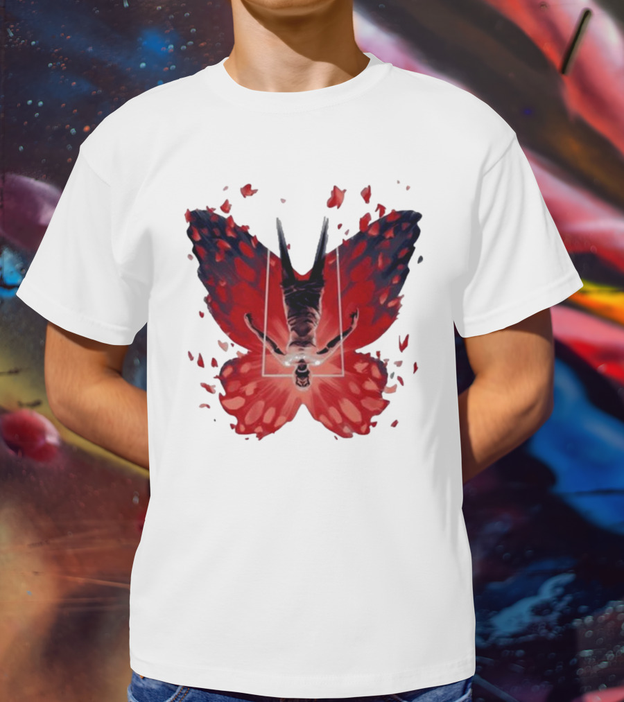 Silent Hill 2 Coicted Form Red Butterfly T-Shirt