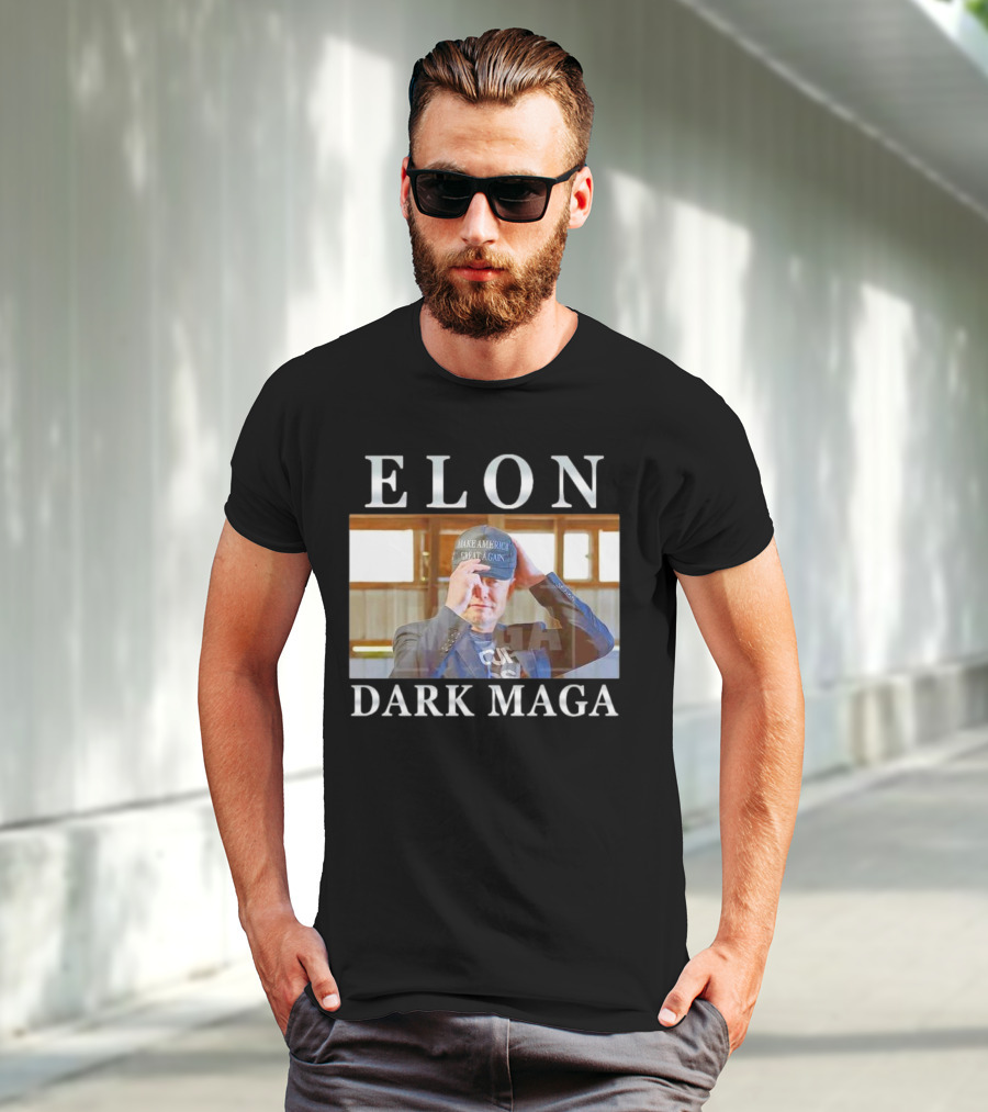 ELON DARK MAGA MAKE AMERICA GREAT AGAIN HAT T-Shirt