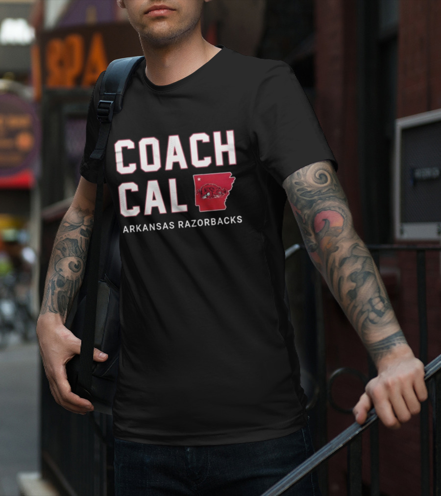 Coach Cal Arkansas Razorbacks Basketball T-Shirt
