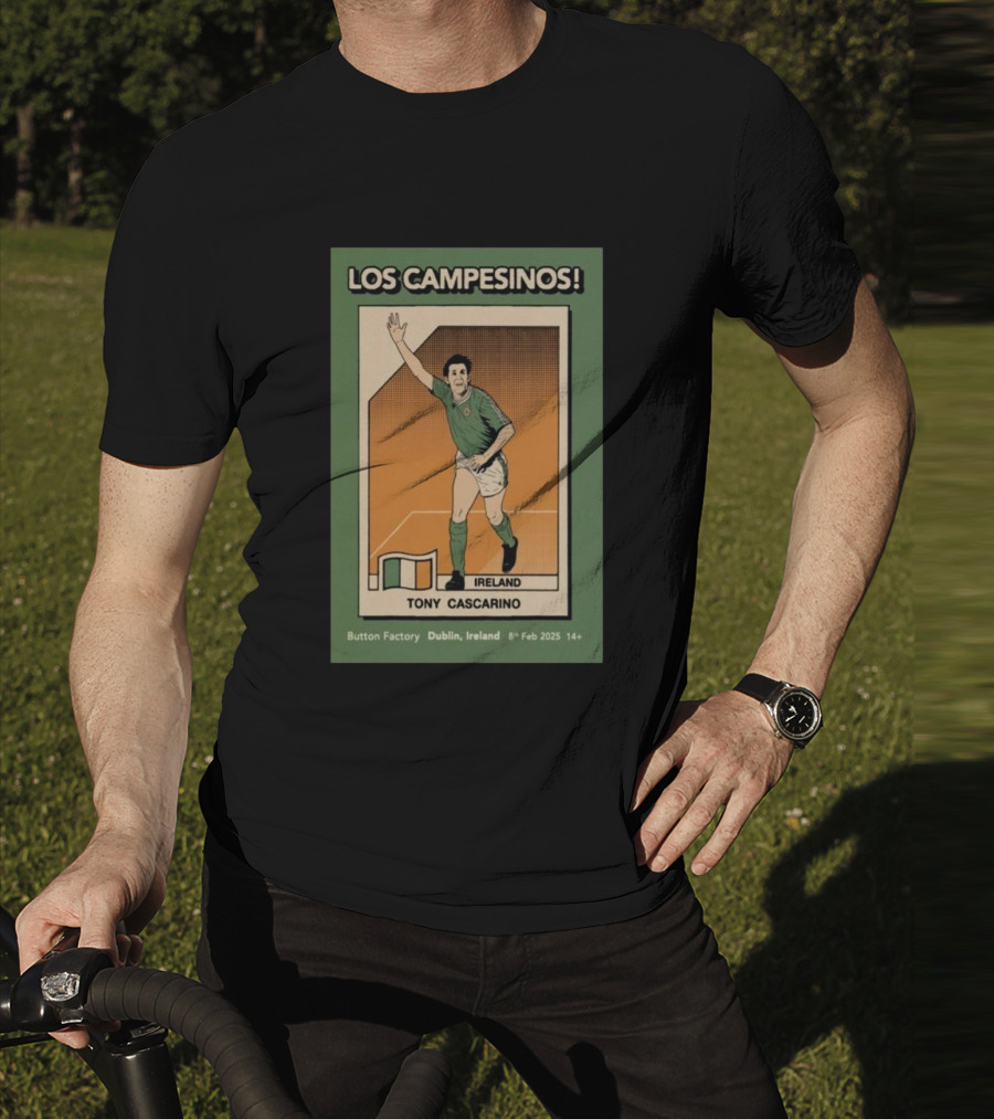 Los Campesinos Tony Cascarino Ireland The Button Factory Dublin Feb 8 2025 T-Shirt