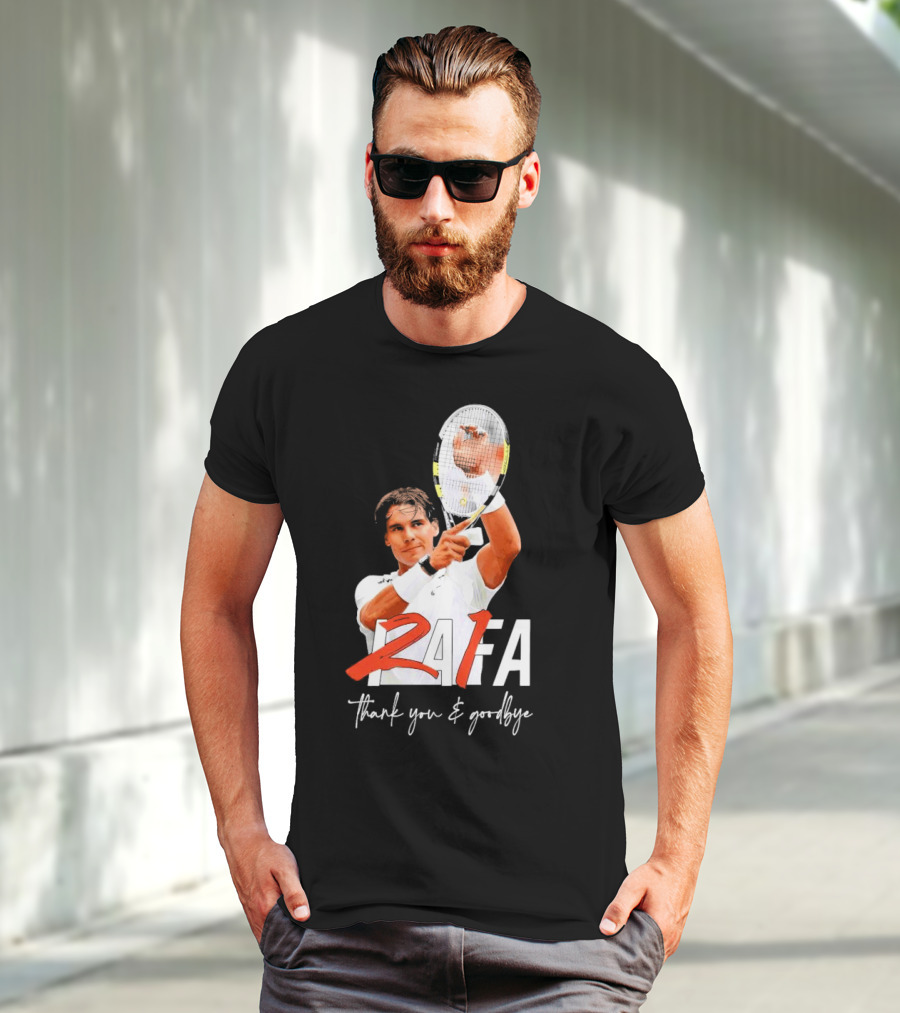 Rafa Nadal Thank You And Goodbye Tennis T-Shirt