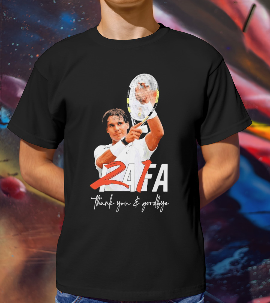 Rafa Nadal Thank You And Goodbye Tennis T-Shirt