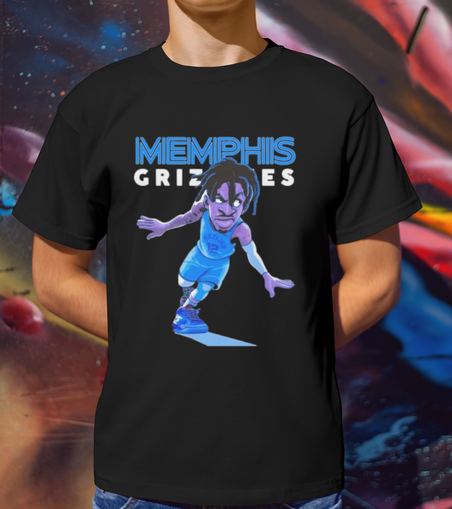 Memphis Grizzlies Ja Morant Cartoon Caricature T-Shirt
