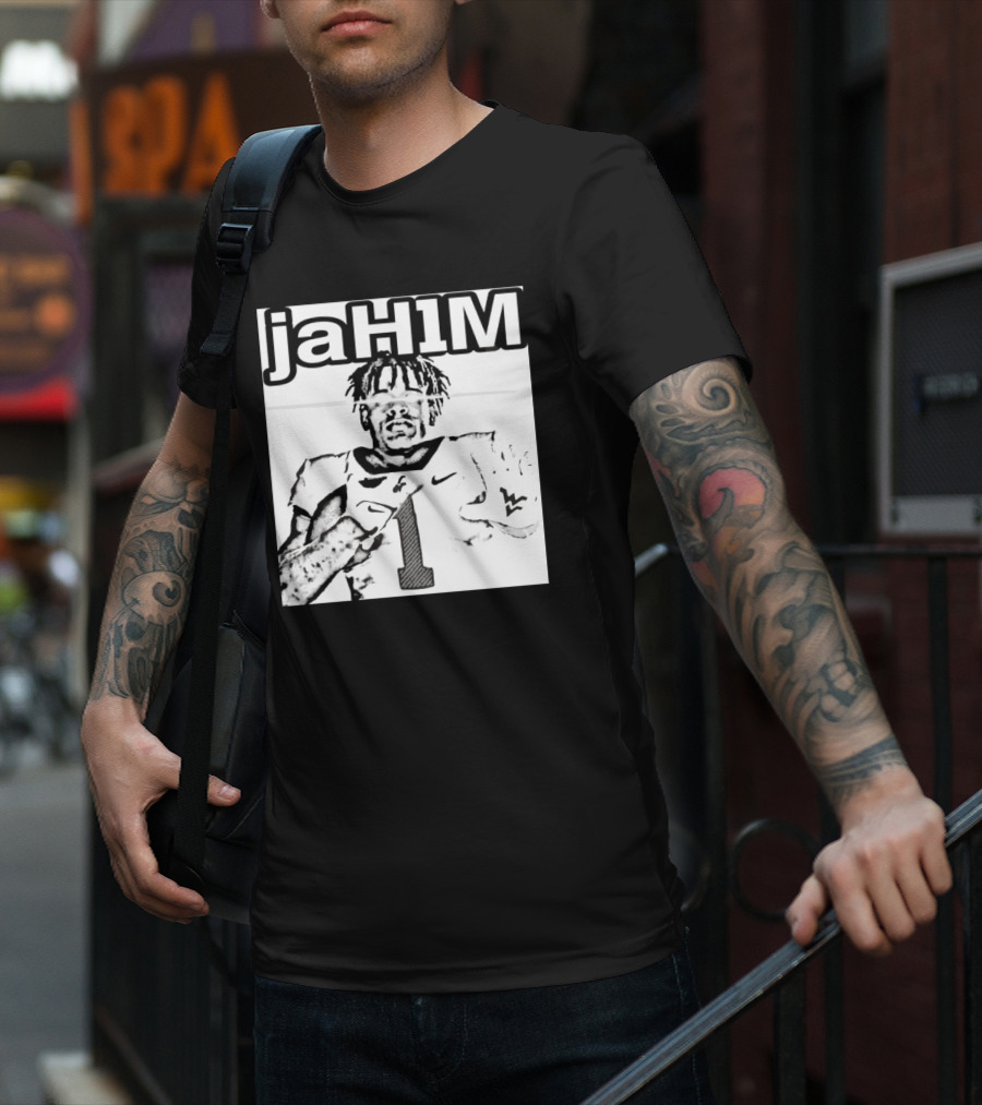 JaH1M Jahiem White West Virginia Mountaineers Football Player T-Shirt