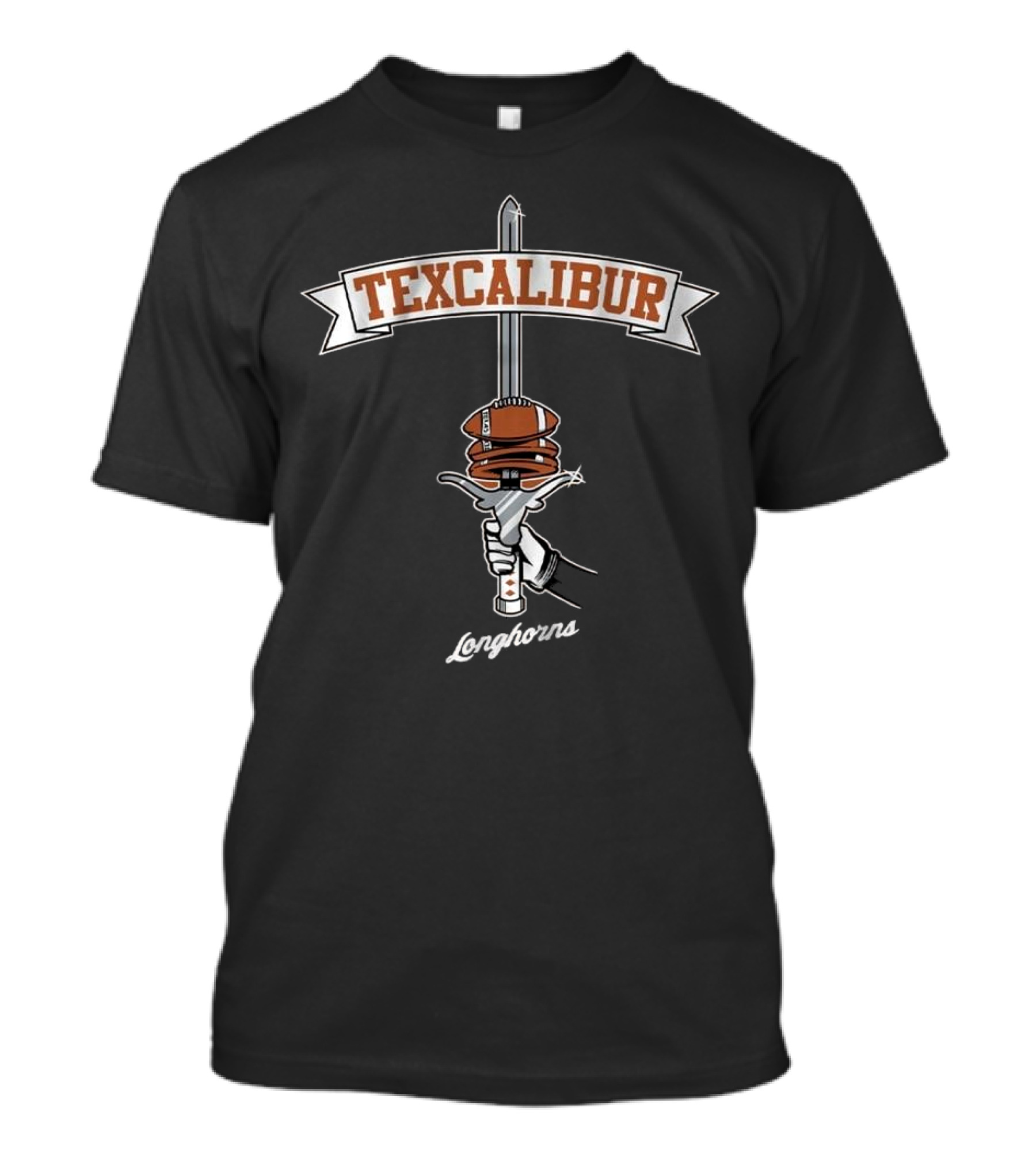 Texcalibur Longhorns Football Sword T-Shirt