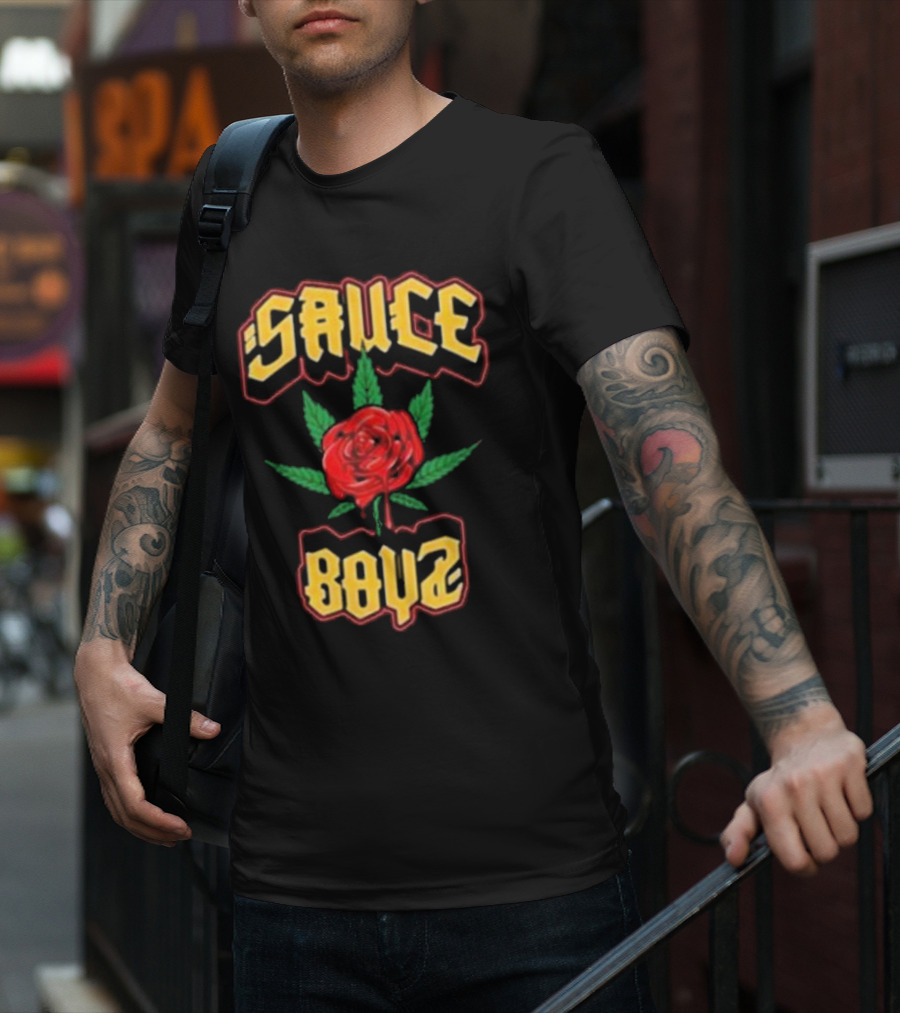 Sauce Boyz Rose Eladio Carrión Merch T-Shirt