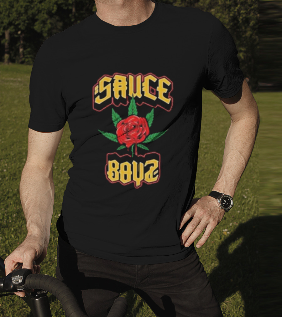 Sauce Boyz Rose Eladio Carrión Merch T-Shirt