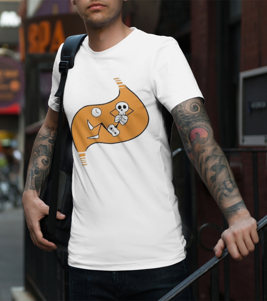 Delicious In Dungeon Meshi Laios Touden Skeleton Relaxing Inside Stomach T-Shirt