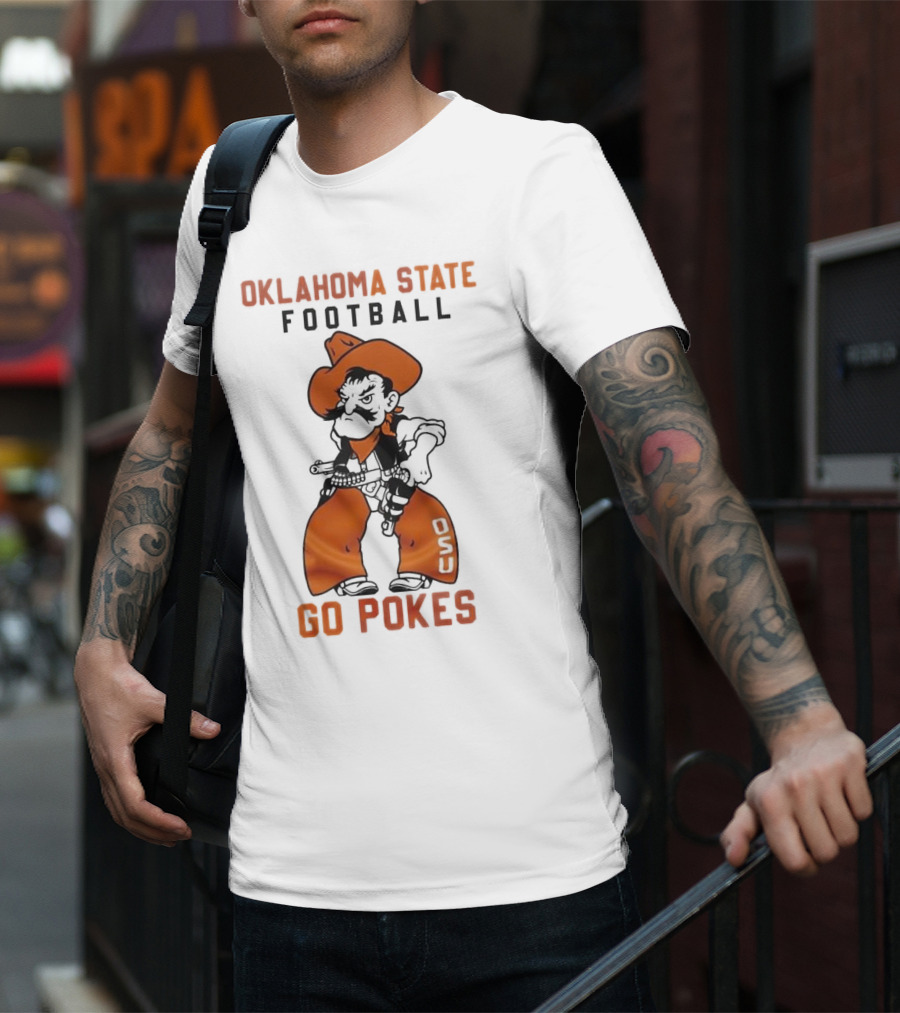 Oklahoma State Football Go Pokes OSU Cowboy T-Shirt