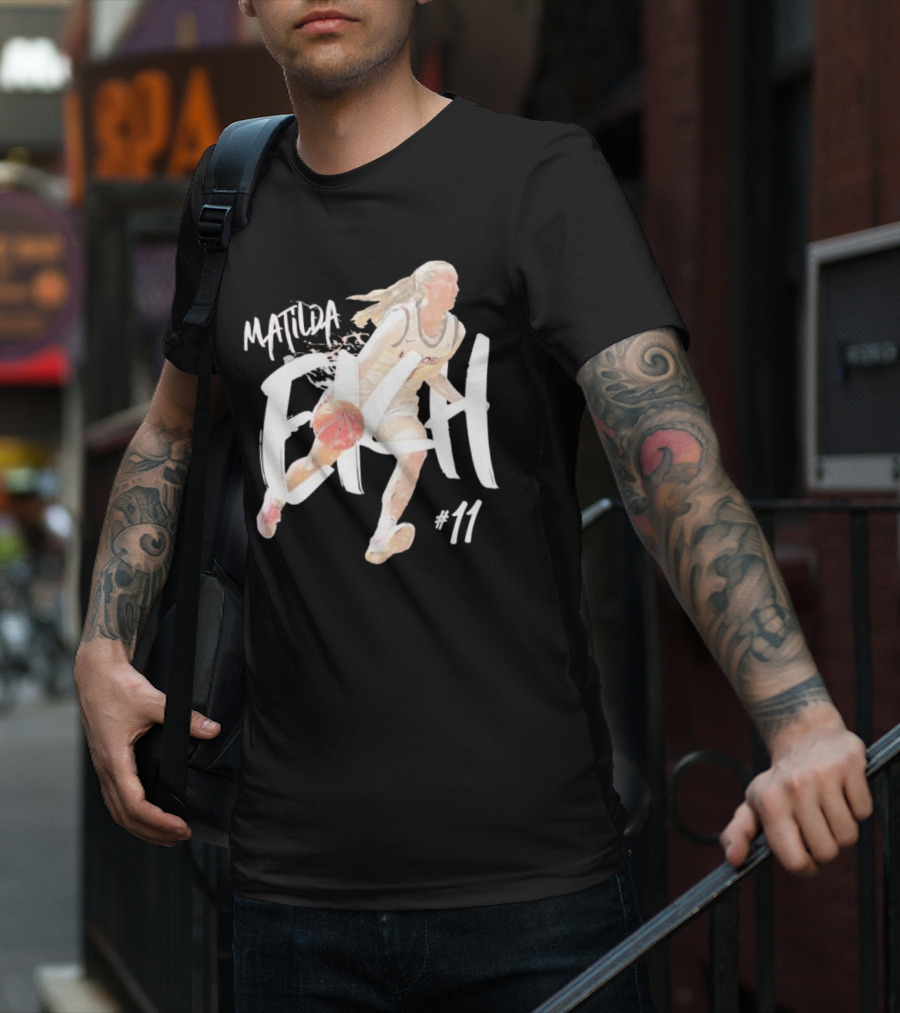 Matilda Ekh #11 Virginia Tech Hokies Basketball Player T-Shirt