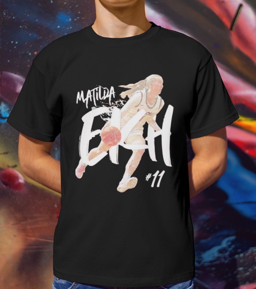 Matilda Ekh #11 Virginia Tech Hokies Basketball Player T-Shirt