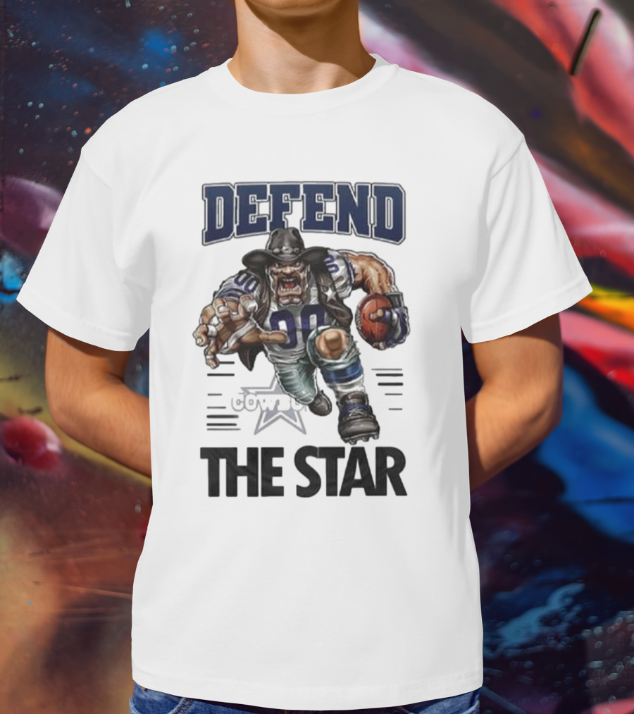 Dallas Cowboys Defend The Star Football Warrior T-Shirt