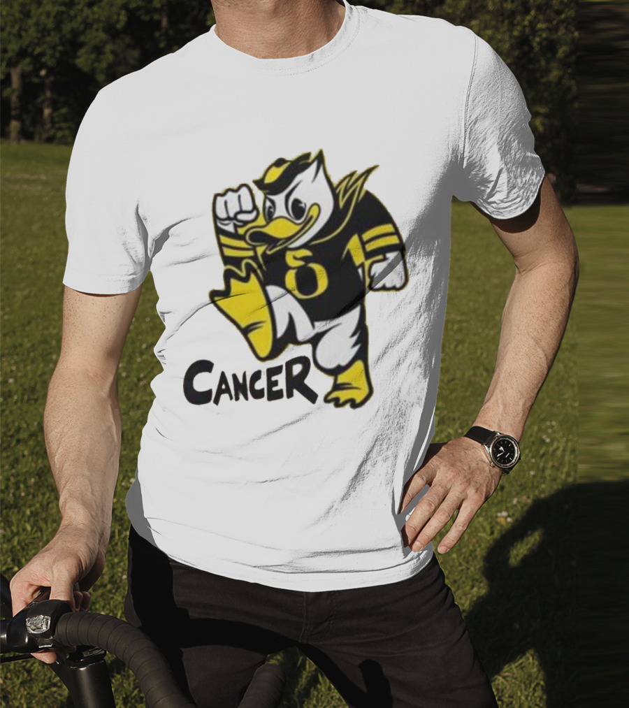 Oregon Ducks Fighting Cancer With Mascot T-Shirt