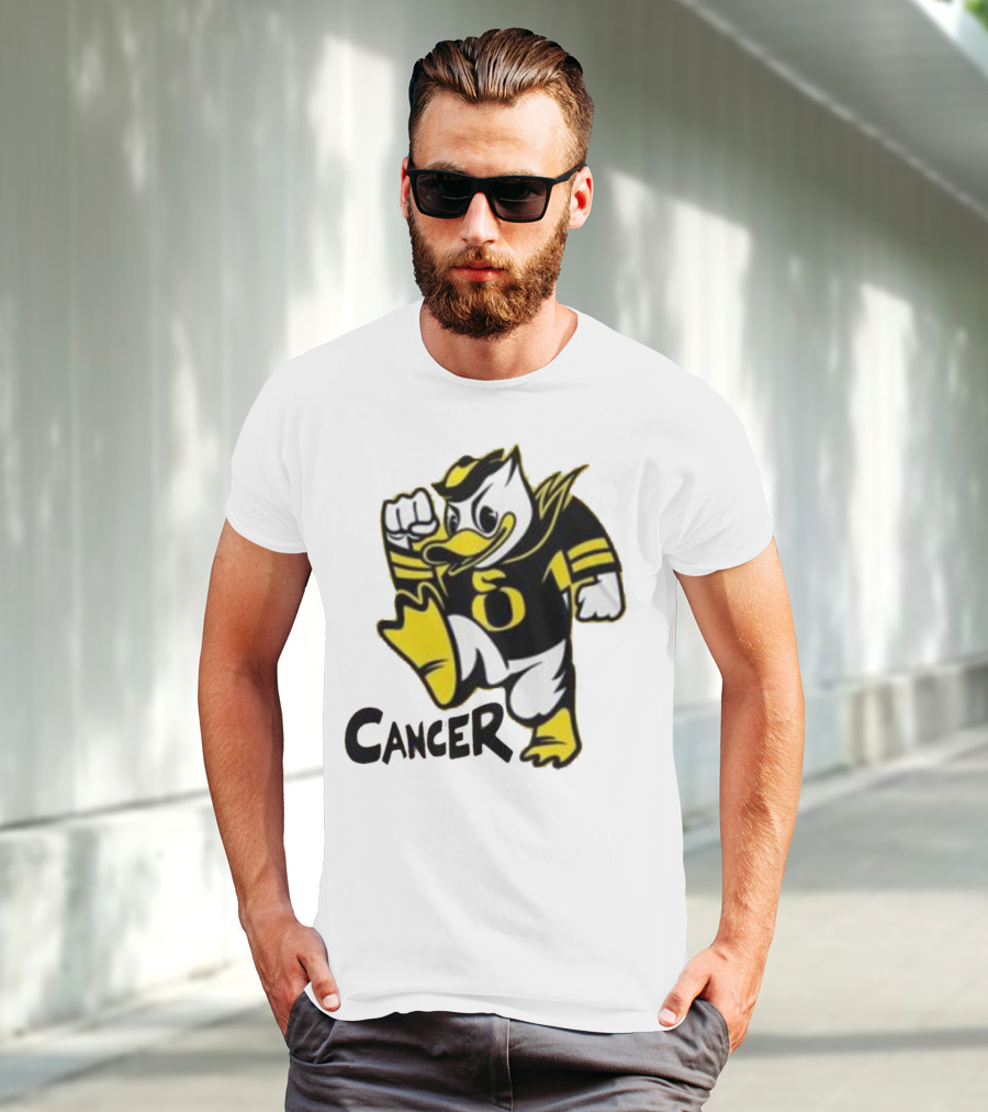 Oregon Ducks Fighting Cancer With Mascot T-Shirt