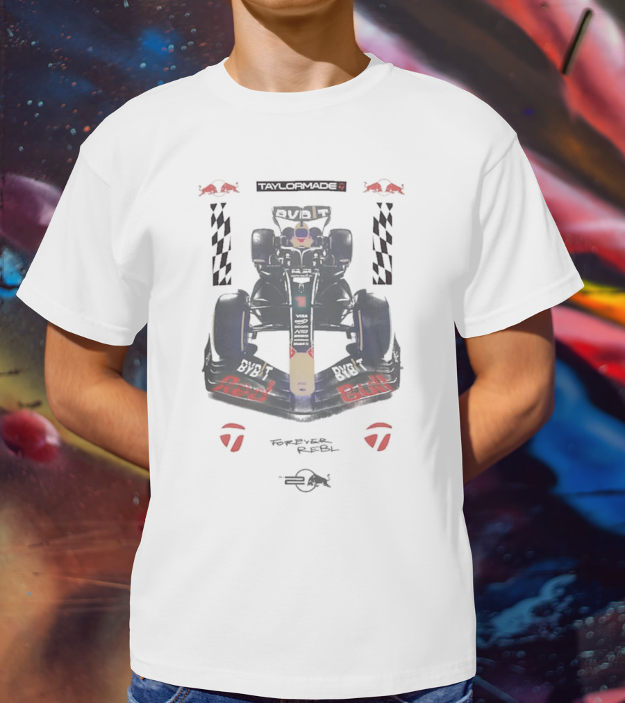 TAYLORMADE Slipstream Racing Red Bull Forever REBL T-Shirt