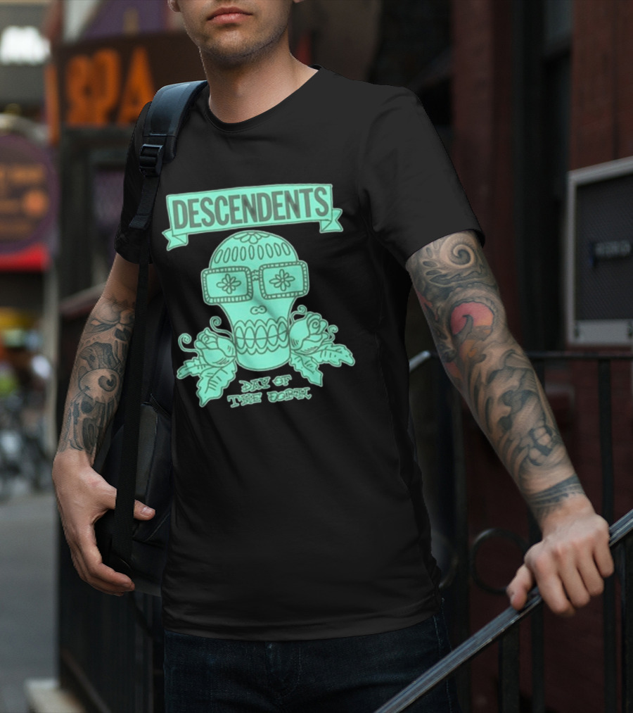 Descendents Day Of The Dork Skull And Roses T-Shirt