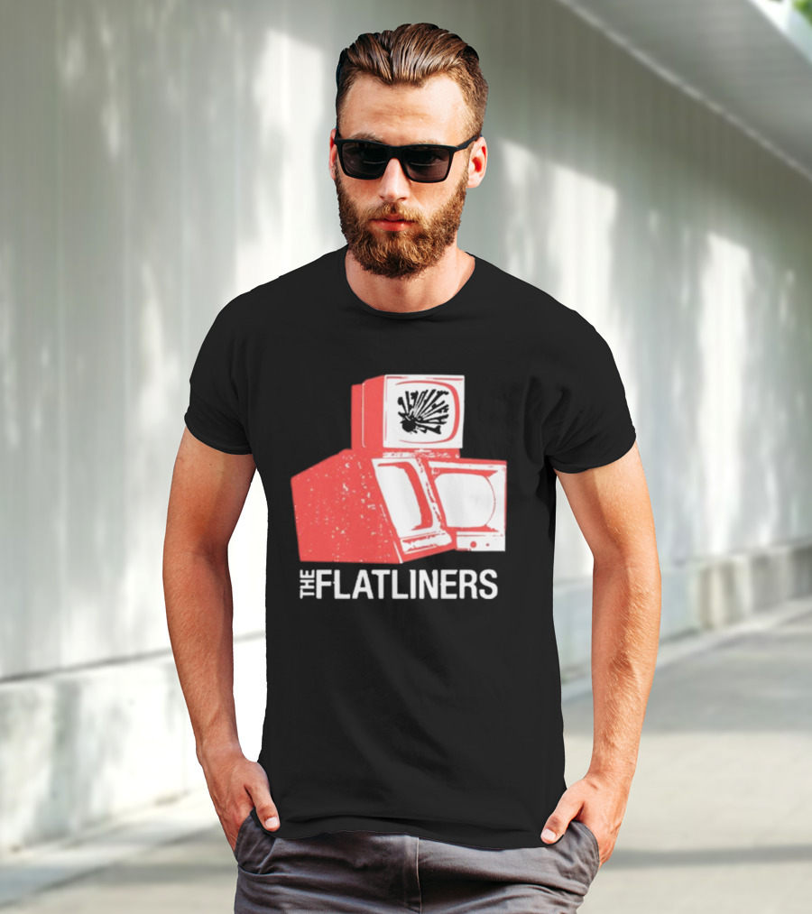 The Flatliners Stacked Static Television Screens T-Shirt