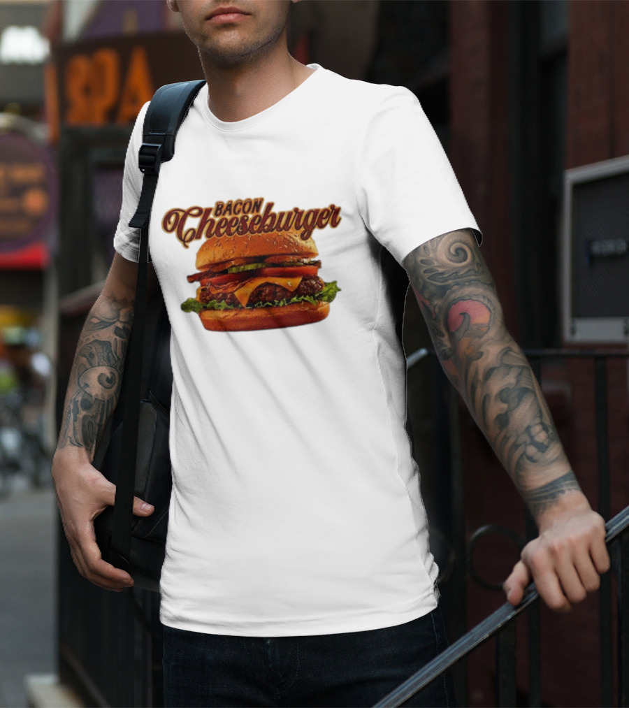 Bacon Cheeseburger Classic Stack T-Shirt