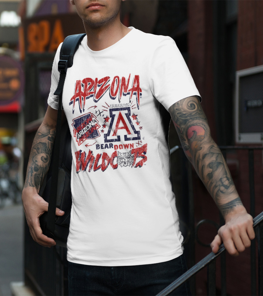 Arizona Wildcats 1885 Bear Down Wildcats T-Shirt