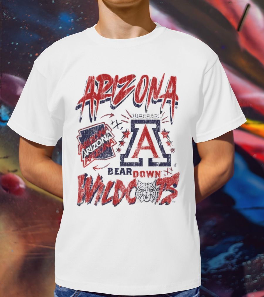 Arizona Wildcats 1885 Bear Down Wildcats T-Shirt