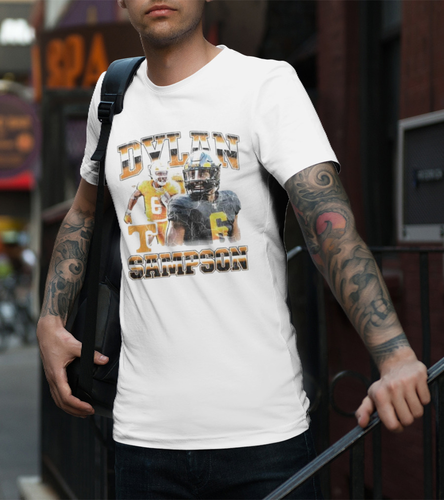 Dylan Sampson Tennessee Volunteers Football Retro 90s T-Shirt