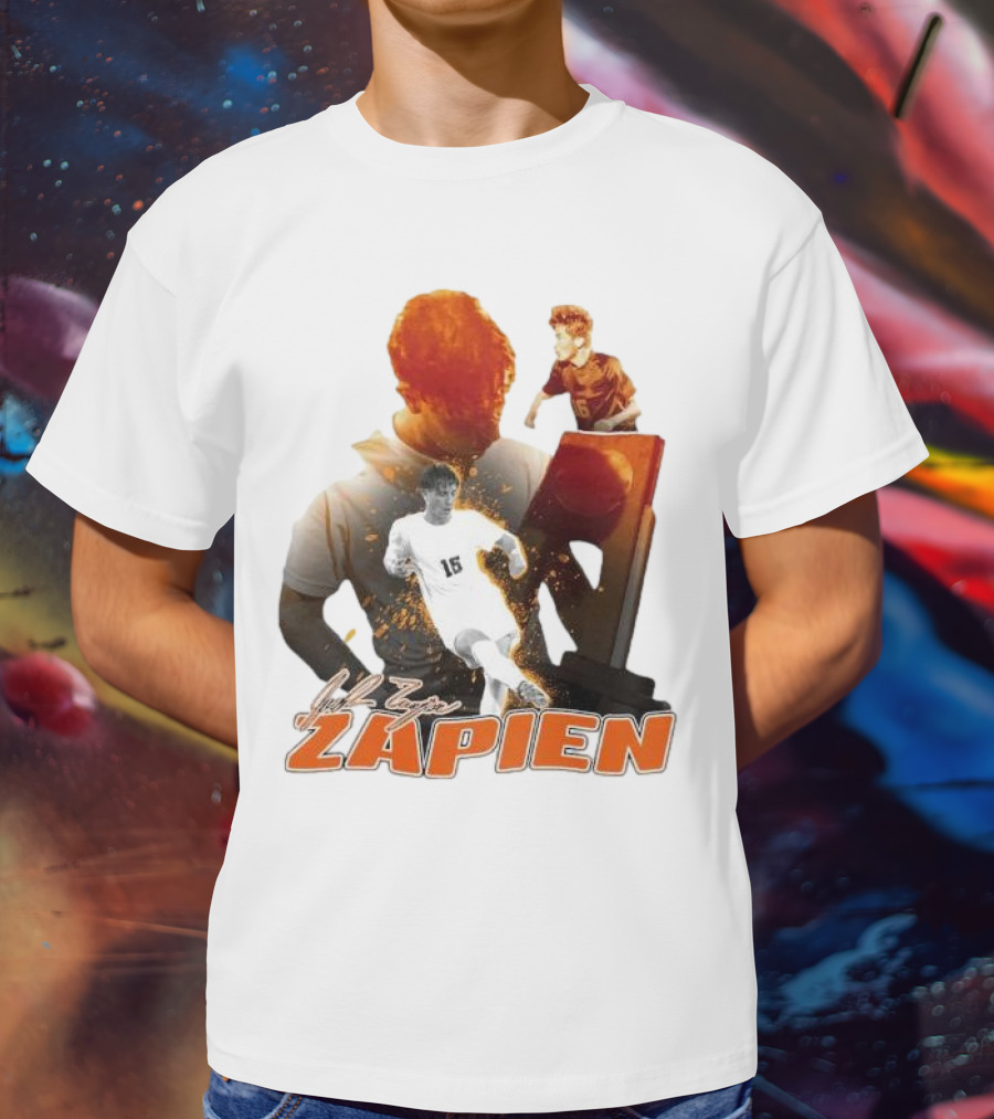 Jacob Zapien Soccer Star Player Signature And Trophy T-Shirt