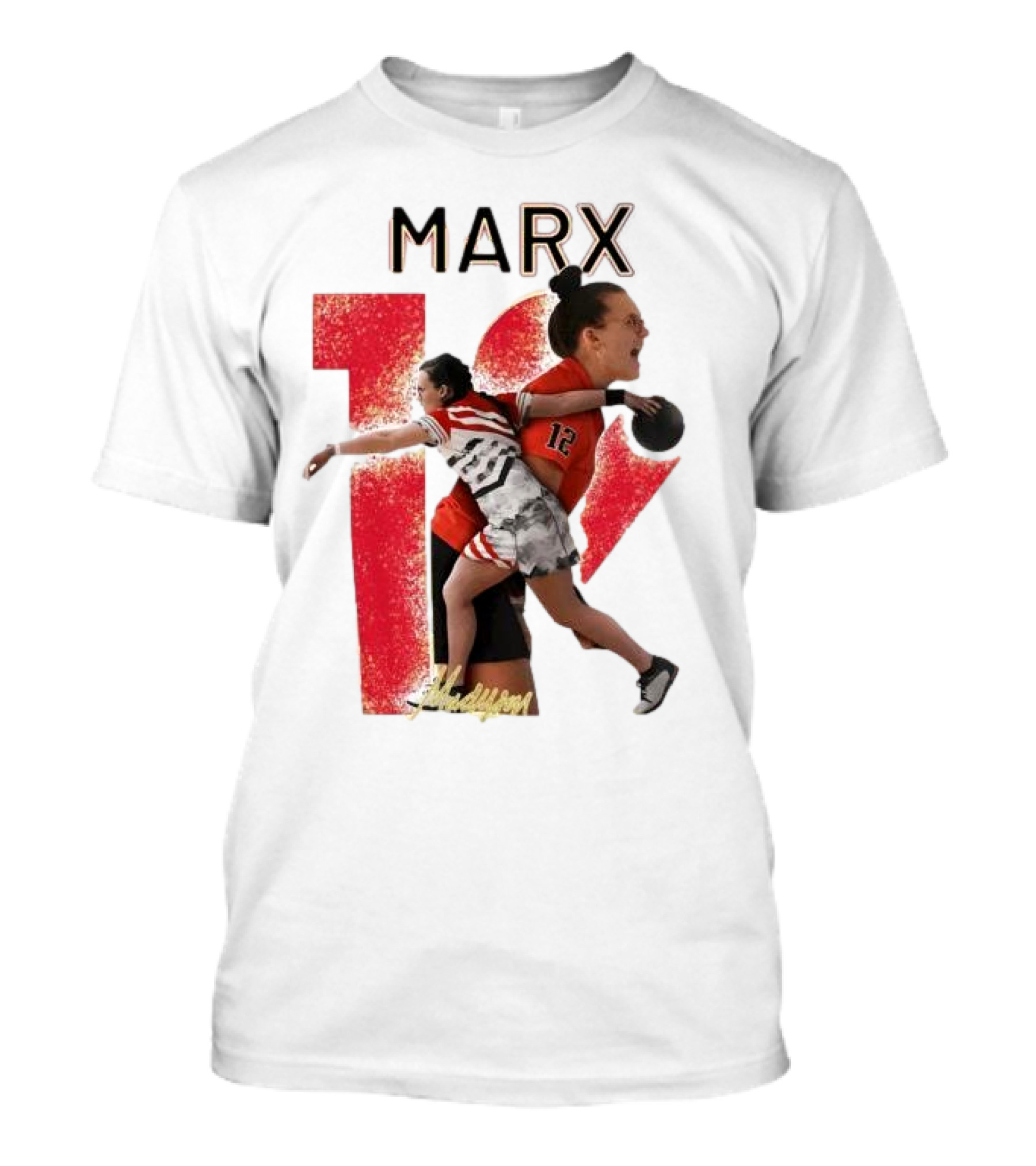 Marx Number 12 Madyson Signature Bowling Action T-Shirt