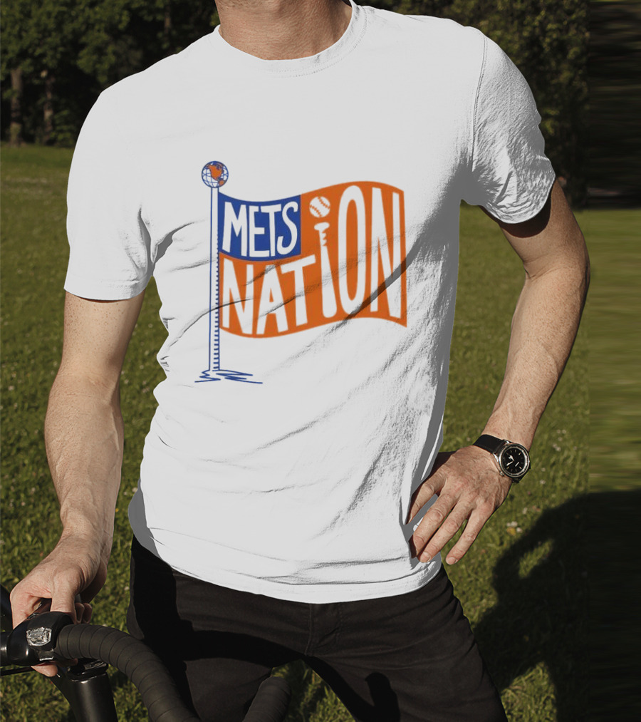 Mets Nation Flag New York Mets Baseball Team T-Shirt