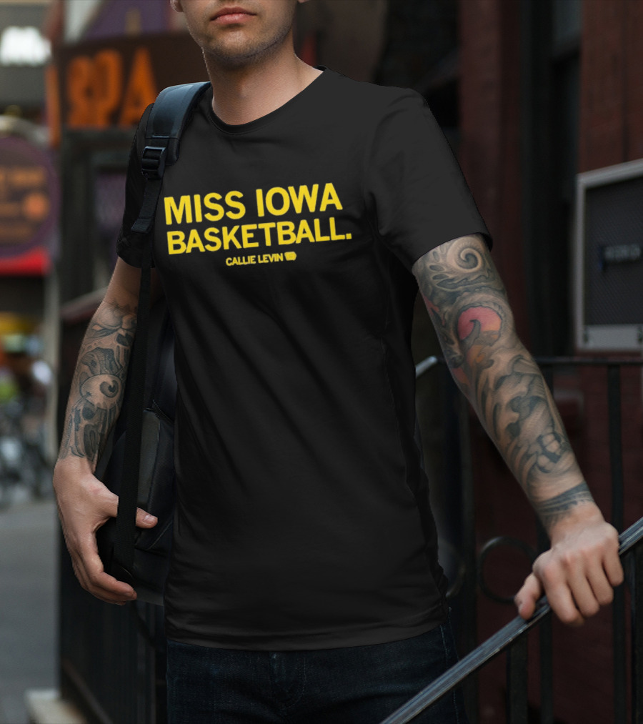 MISS IOWA BASKETBALL CALLIE LEVIN 12 T-Shirt