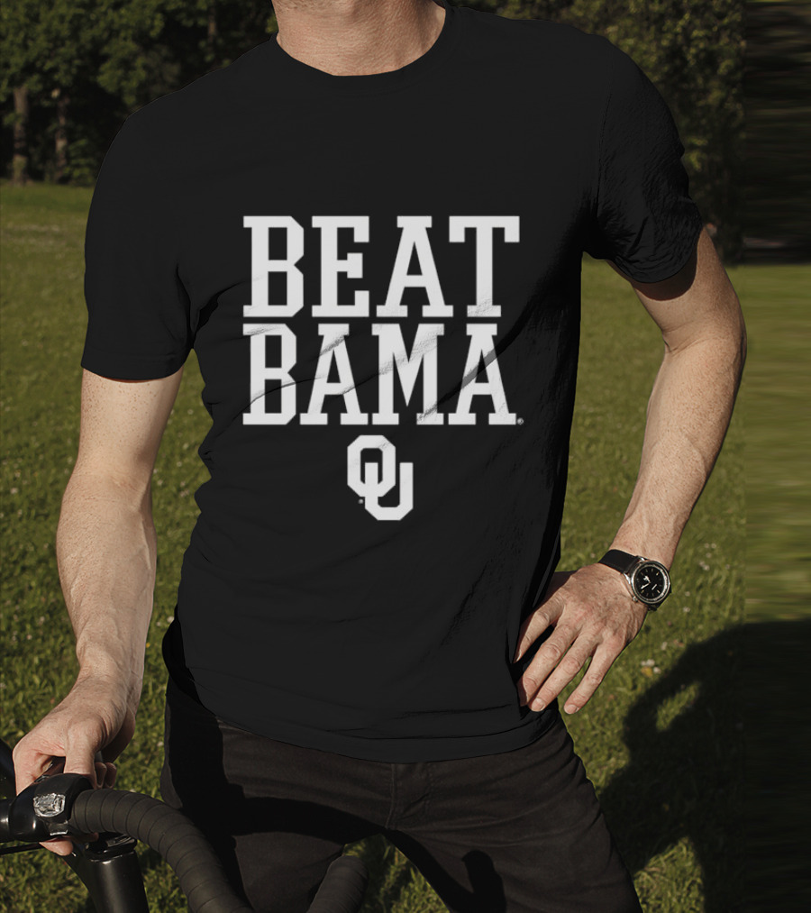 BEAT BAMA OU Oklahoma Sooners T-Shirt