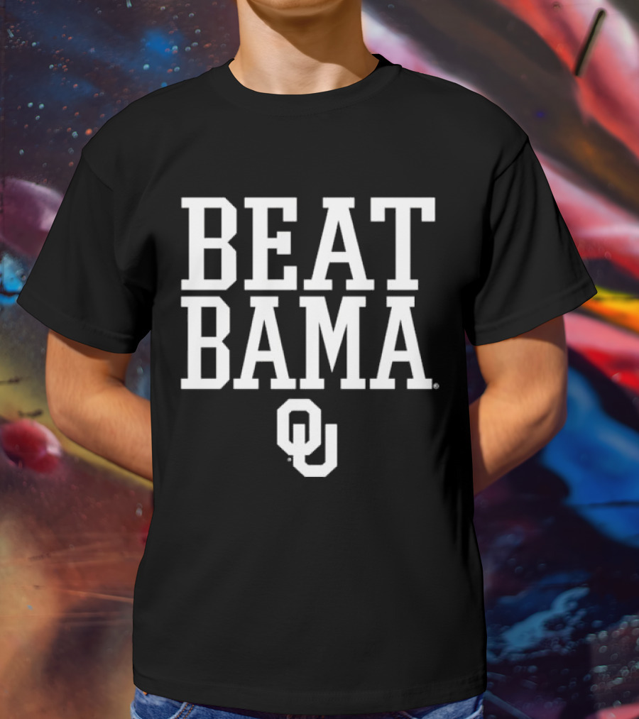 BEAT BAMA OU Oklahoma Sooners T-Shirt