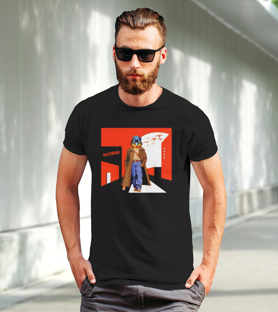 Baltimore Orioles The Wire Parody Owl T-Shirt