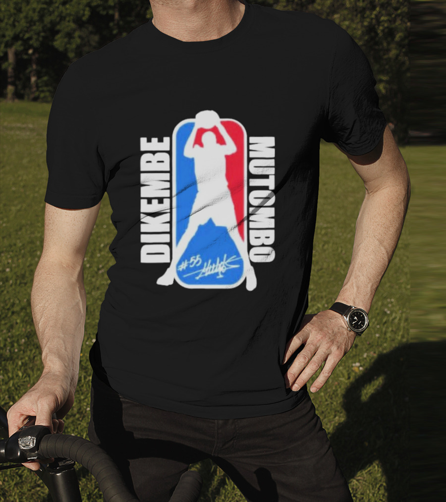 Dikembe Mutombo #55 Signature NBA T-Shirt