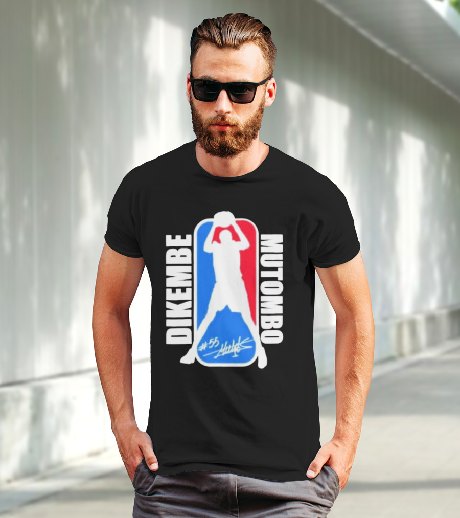 Dikembe Mutombo #55 Signature NBA T-Shirt