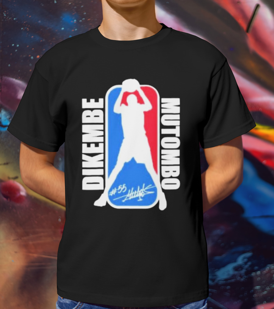 Dikembe Mutombo #55 Signature NBA T-Shirt