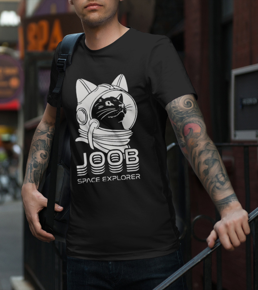 Evan And Katelyn Joob Cat Astronaut Space Explorer T-Shirt