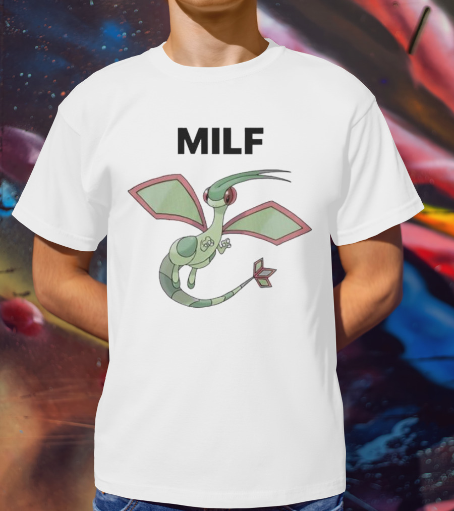 MILF Man I Love Flygon Pokémon Fan Humor T-Shirt