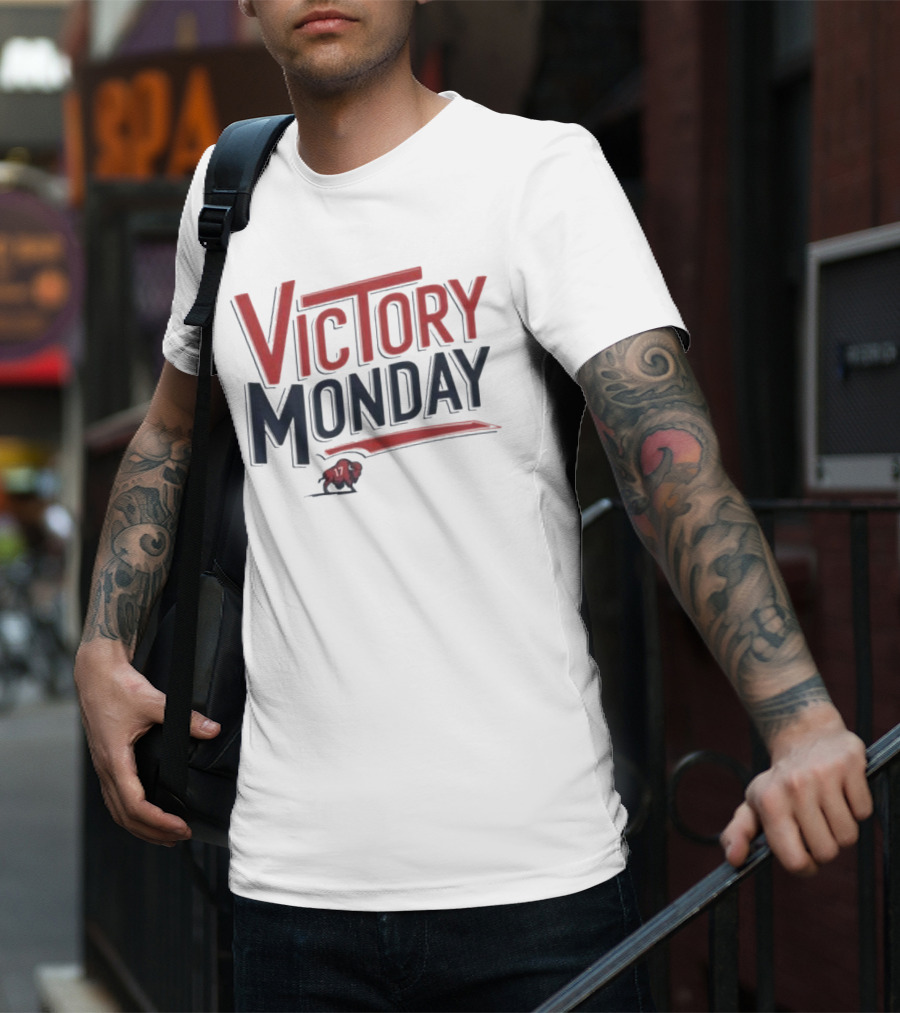 Victory Monday Buffalo Bills Josh Allen 17 Buffalo Football T-Shirt