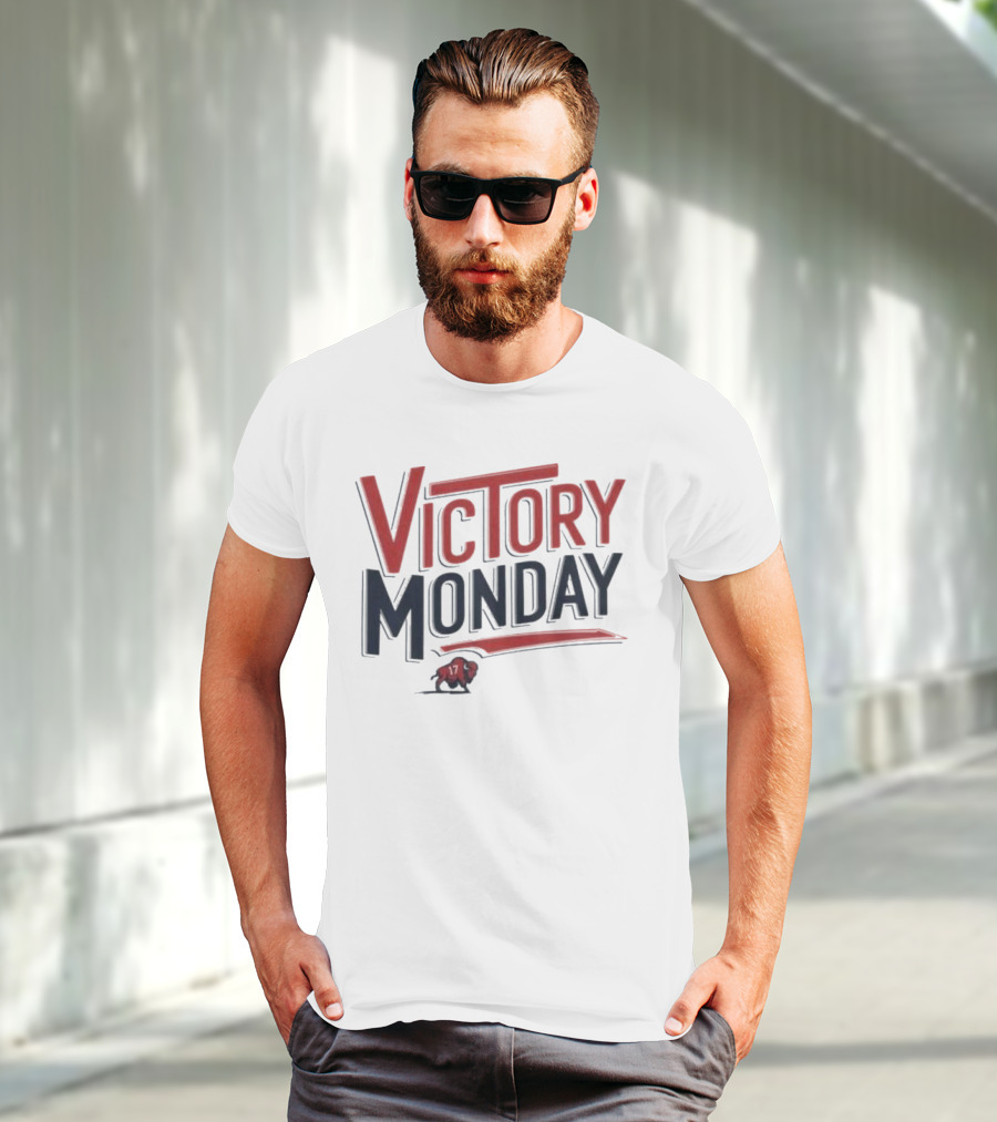 Victory Monday Buffalo Bills Josh Allen 17 Buffalo Football T-Shirt