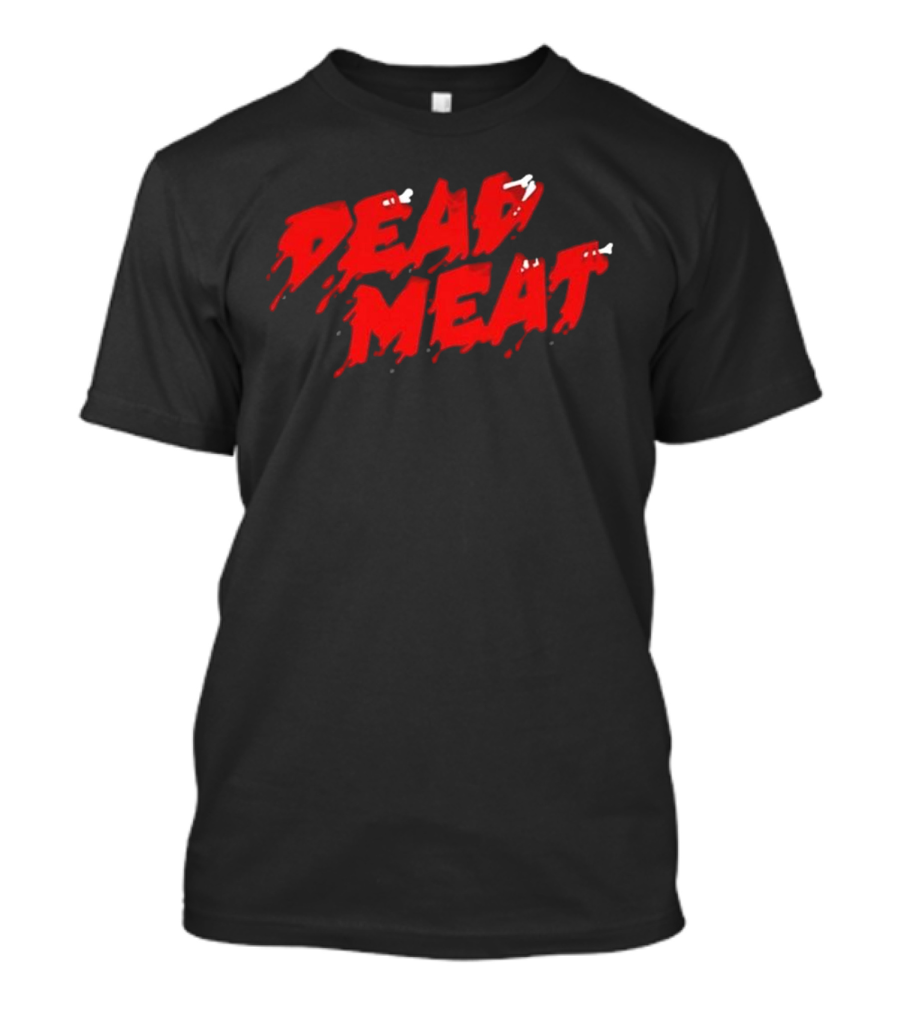 Dead Meat Red Dripping Text T-Shirt
