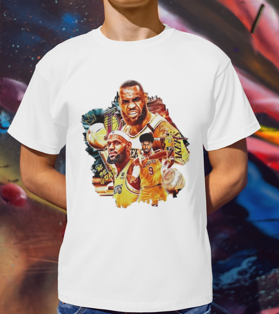Lebron James Bronny James Lakers Be The Goat T-Shirt