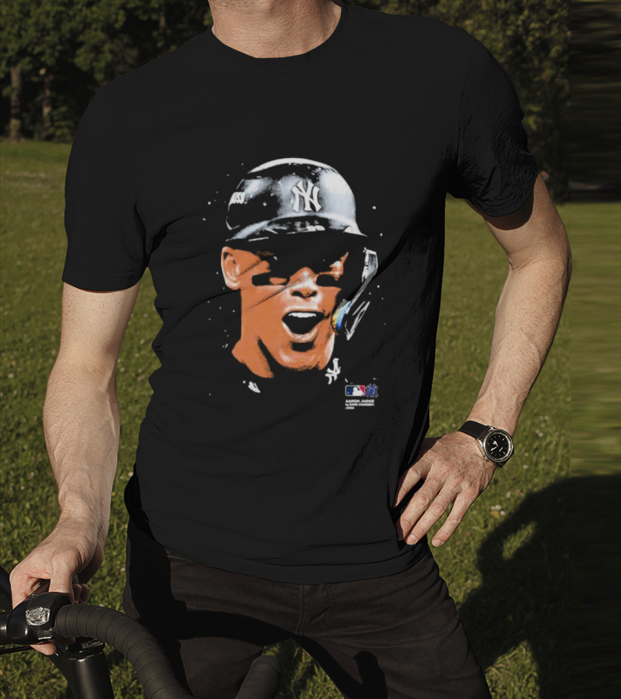 Aaron Judge New York Yankees MLB Big Face T-Shirt